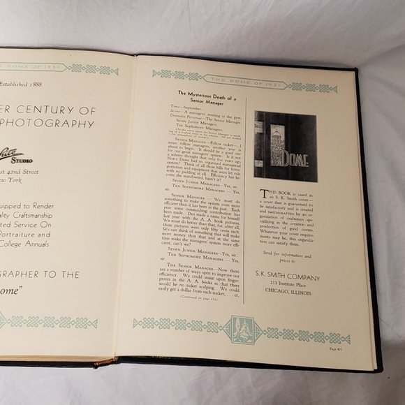 University of Notre Dame Fighting Irish The Dome 1931 Yearbook book-Knut… - Picture 8 of 9